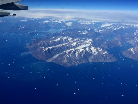 Machtige gletsjers van Groenland